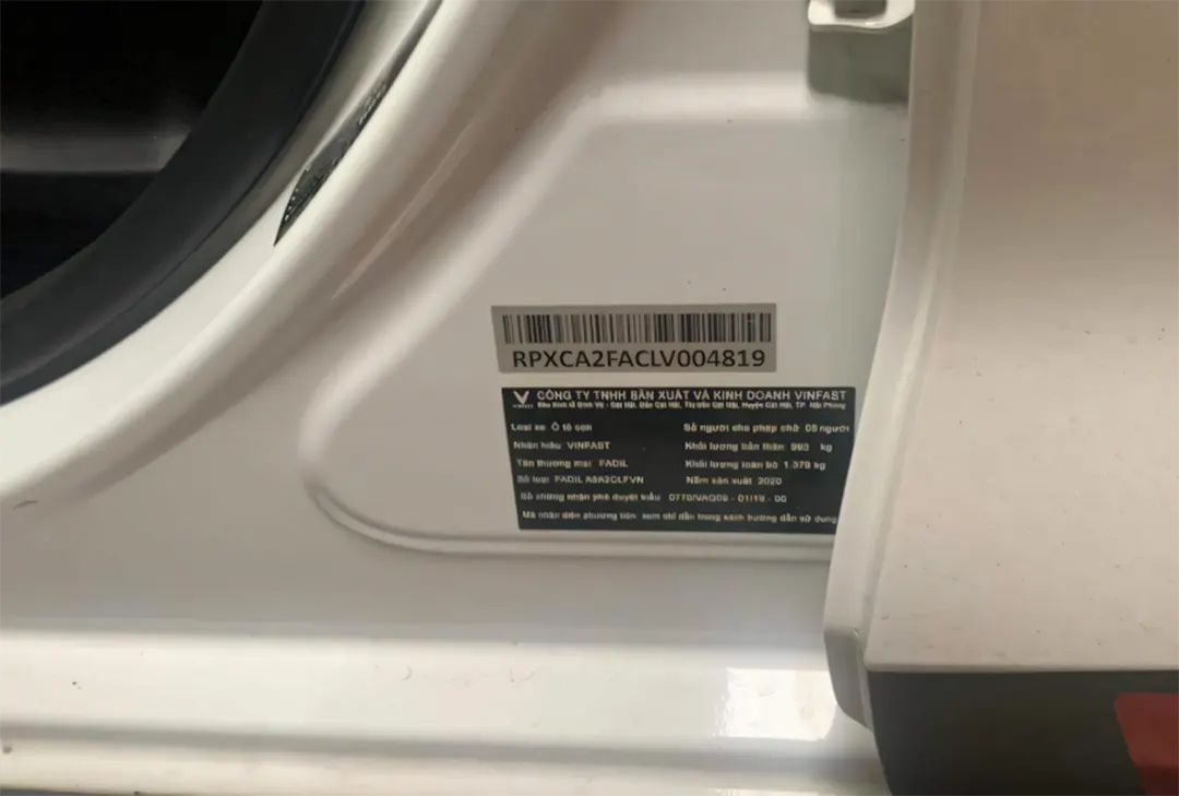 Khám phá nhanh số VIN xe VinFast cho người dùng