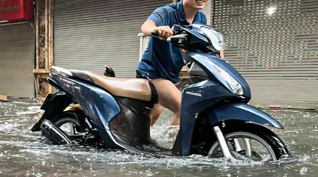 Thời tiết ảnh hưởng gián tiếp đến xe