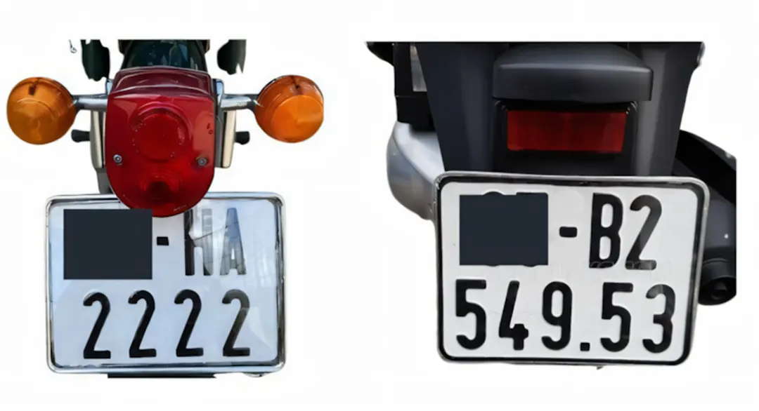 Thông tin trên biển số xe