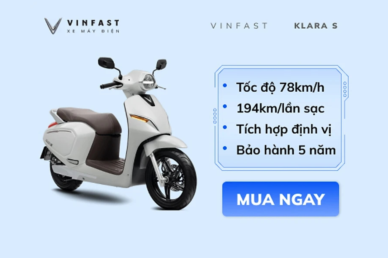 Xe máy điện Klara S. Nguồn: Ảnh Internet