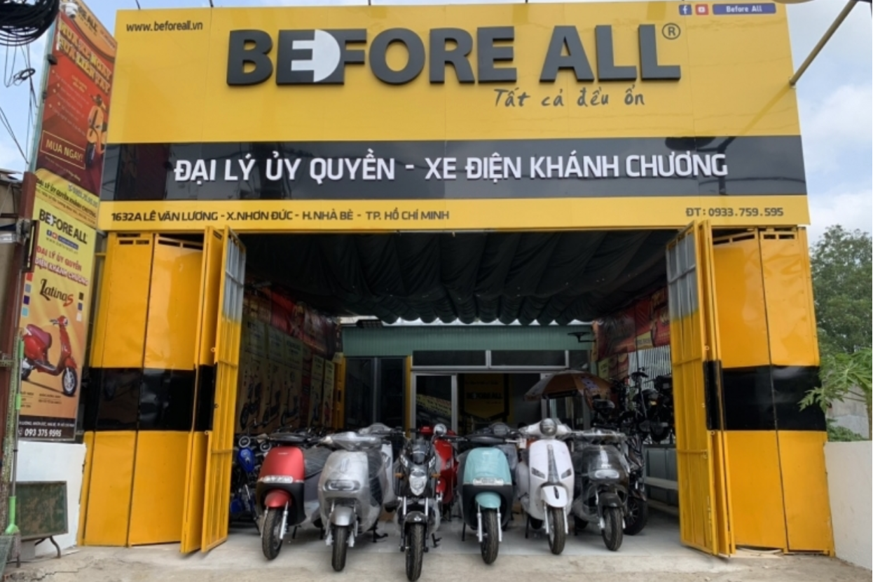 Cửa hàng xe máy điện Before All. Nguồn: Ảnh Internet