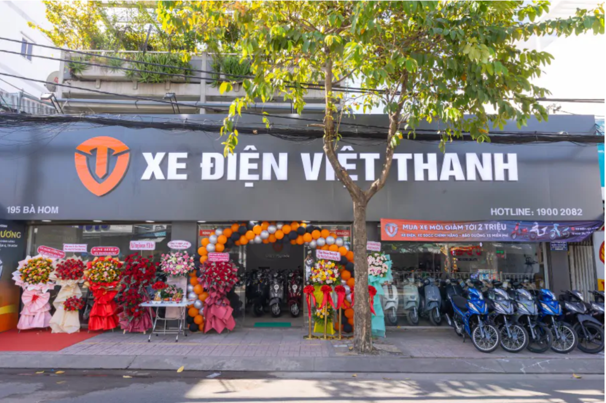 Cửa hàng xe máy điện Việt Thanh. Nguồn: Ảnh Internet