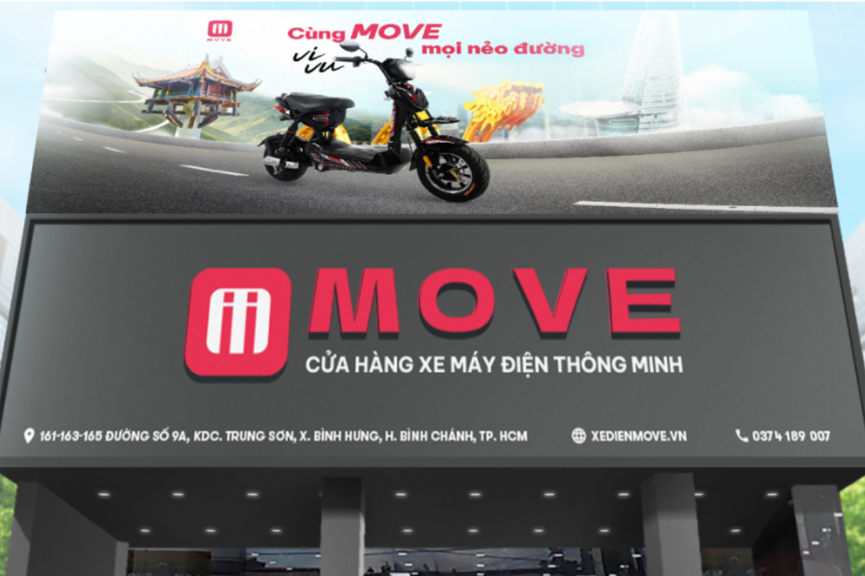 Cửa hàng xe máy điện MOVE. Nguồn: Ảnh Internet