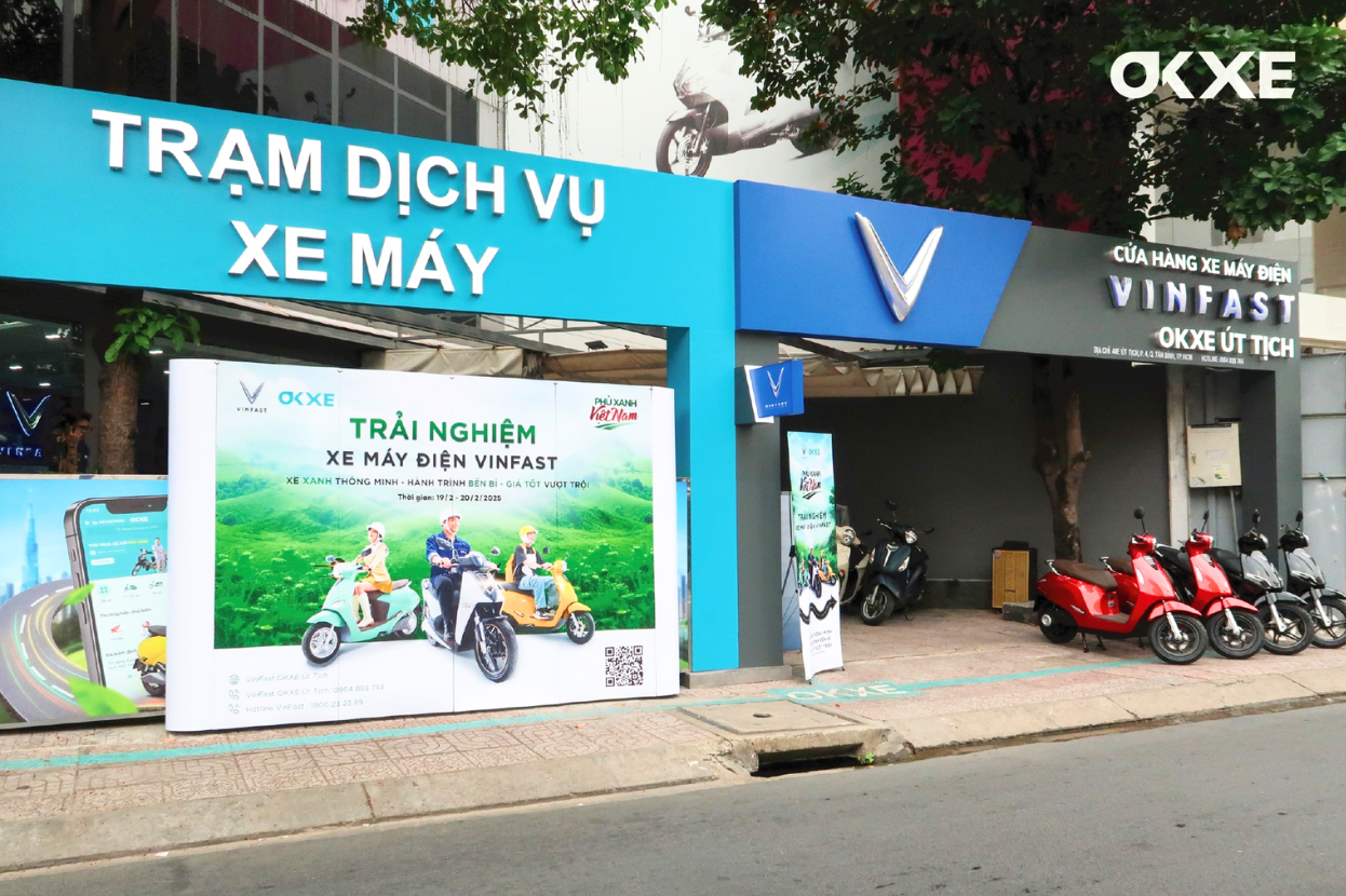 Cửa hàng xe máy điện VinFast OKXE Út Tịch