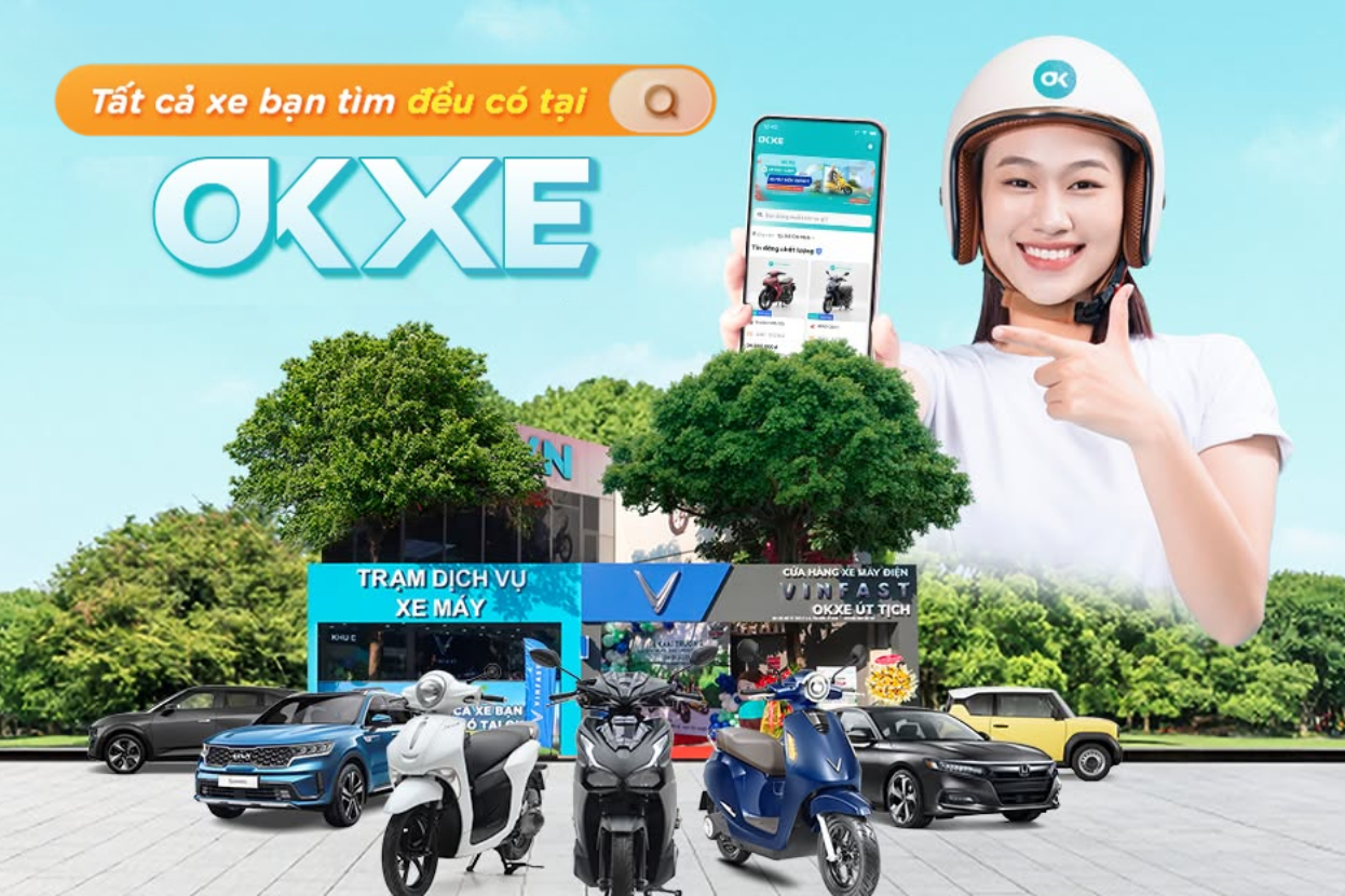Mua xe tại trạm OKXE