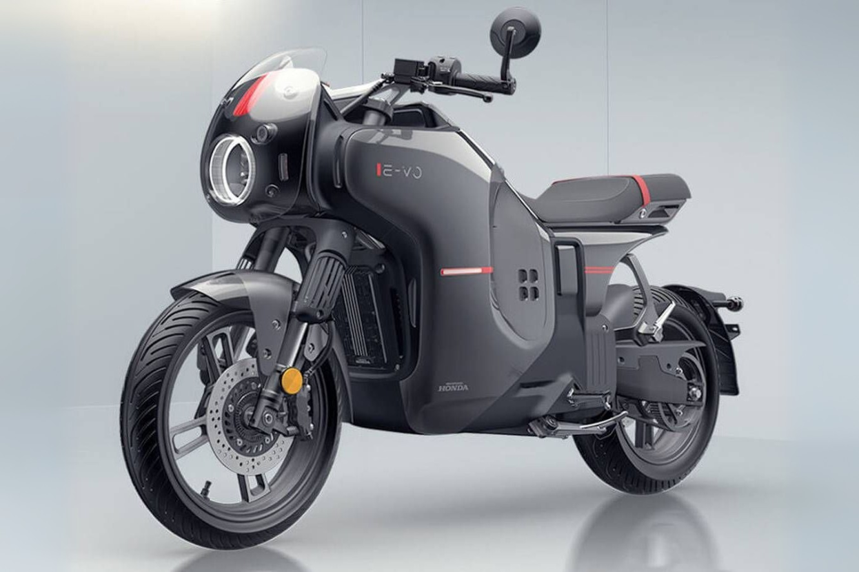 Xe mô tô điện Honda E-VO nổi bật với thiết kế Retro cá tính. Nguồn: Ảnh Internet