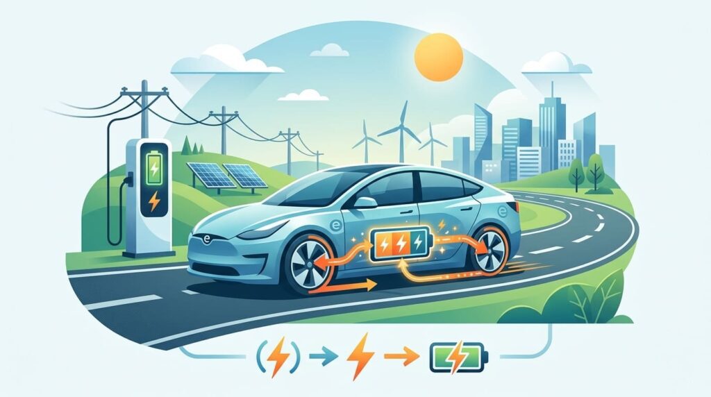 Ứng dụng thực tế của hệ thống phanh tái sinh