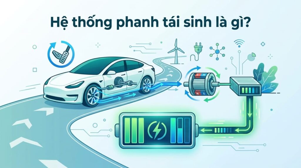 Hệ thống phanh tái sinh là gì?