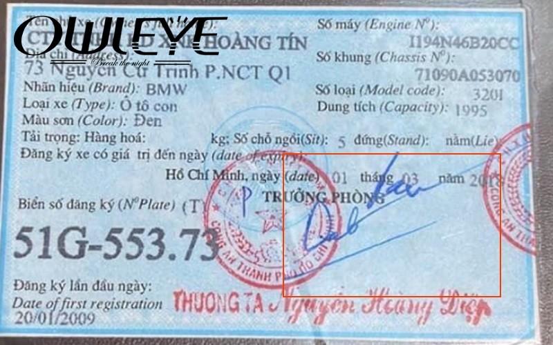 Cách phân biệt giấy tờ xe thật - giả để mua xe chính chủ
