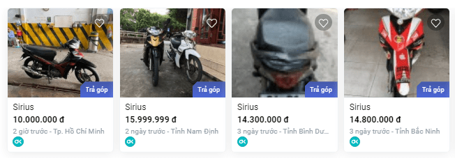 Cập Nhật Giá Xe Sirius 2021 Mới Nhất Trên Thị Trường Hiện Nay